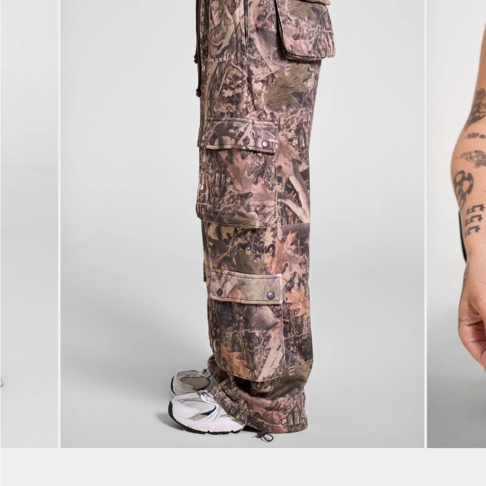 W251 HUNTING SEASON CARGO JOGGERS Green Camouflage Cargo Pants